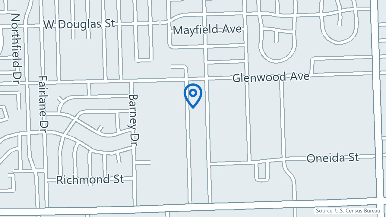 Map showing Joliet Behavioral Health & Associates in Joliet, Illinois