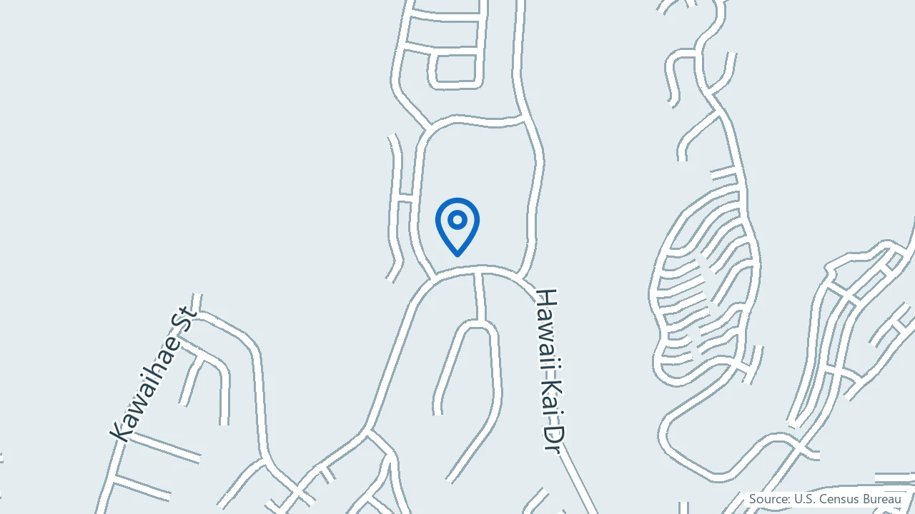 Map showing Ketamine Therapy Hawaii in Honolulu, Hawaii