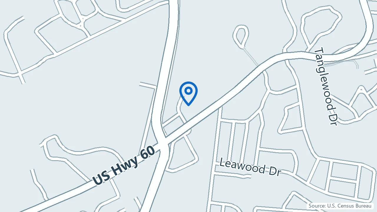 Map showing Alteri Behavioral Health in Frankfort, Kentucky
