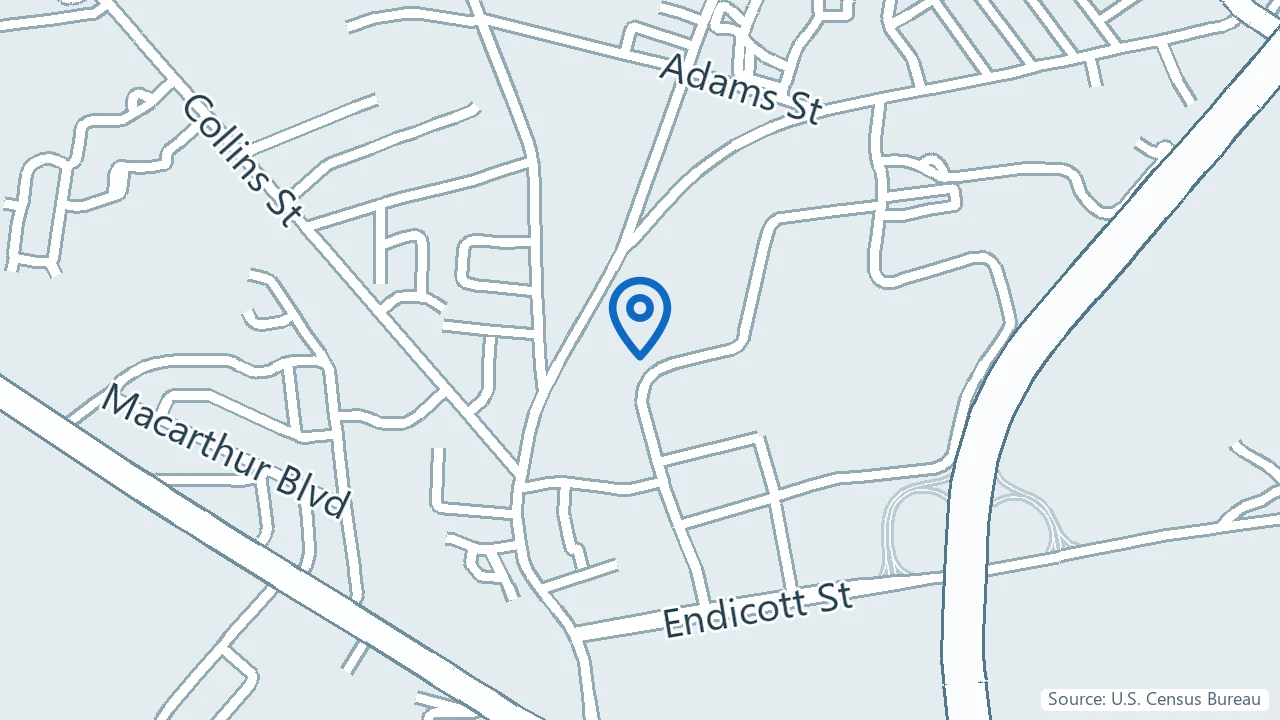Map showing Emerge Ketamine in Danvers, Massachusetts