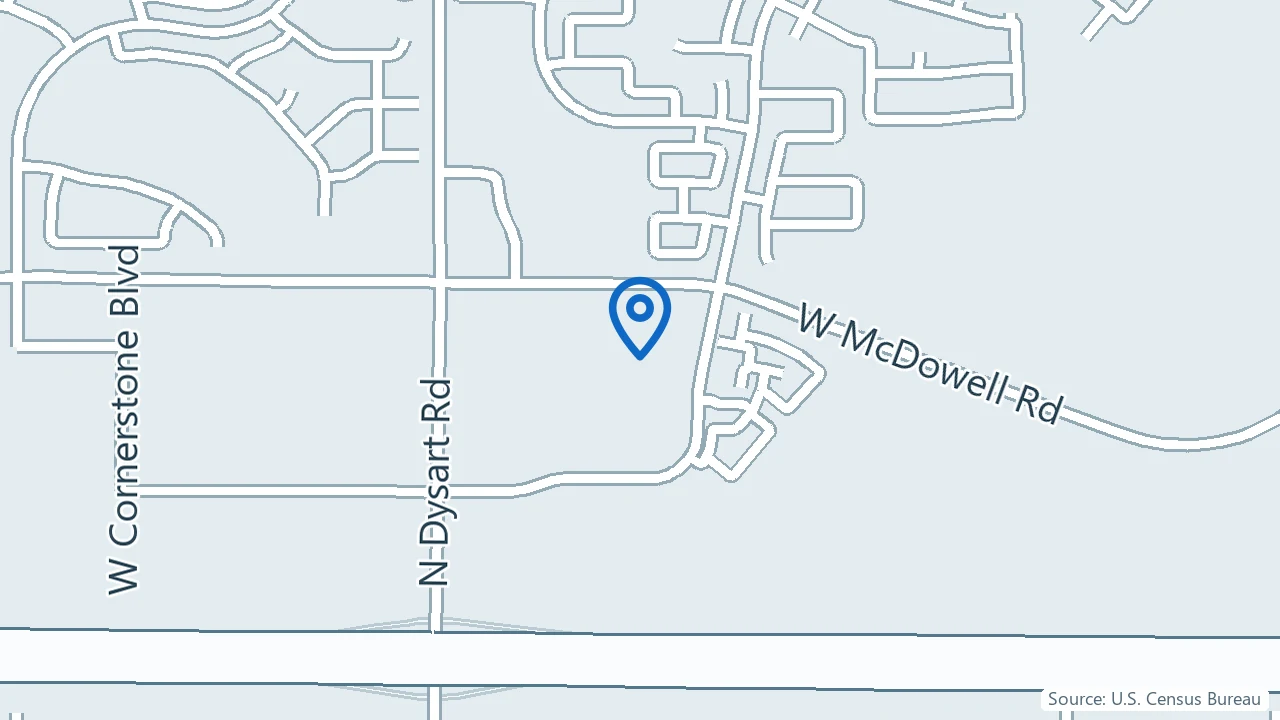 Map showing TL Family Nurse Practice in Avondale, Arizona