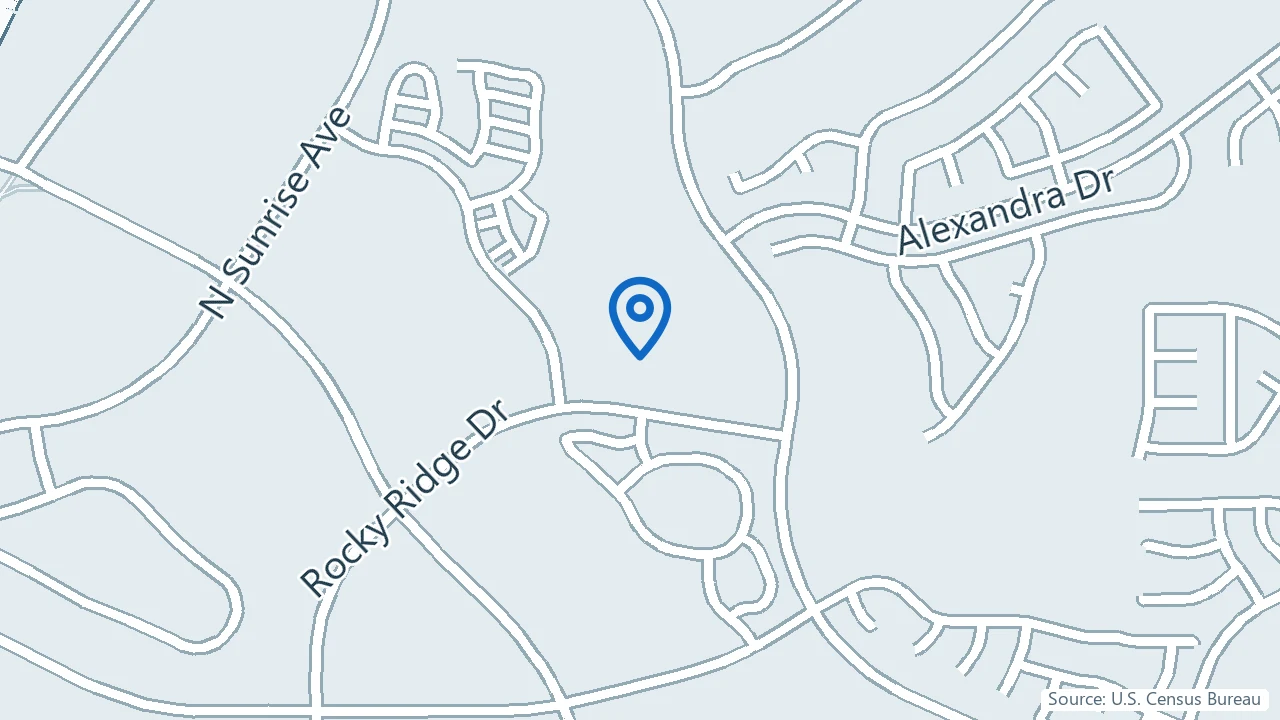 Map showing Mindpath Health in Roseville, California