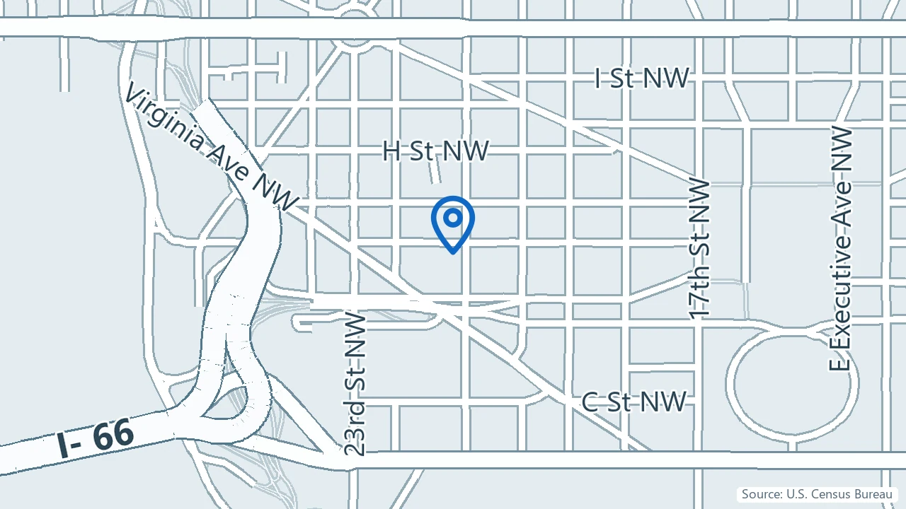 Map showing Medical Home Development Group in Washington, District of Columbia
