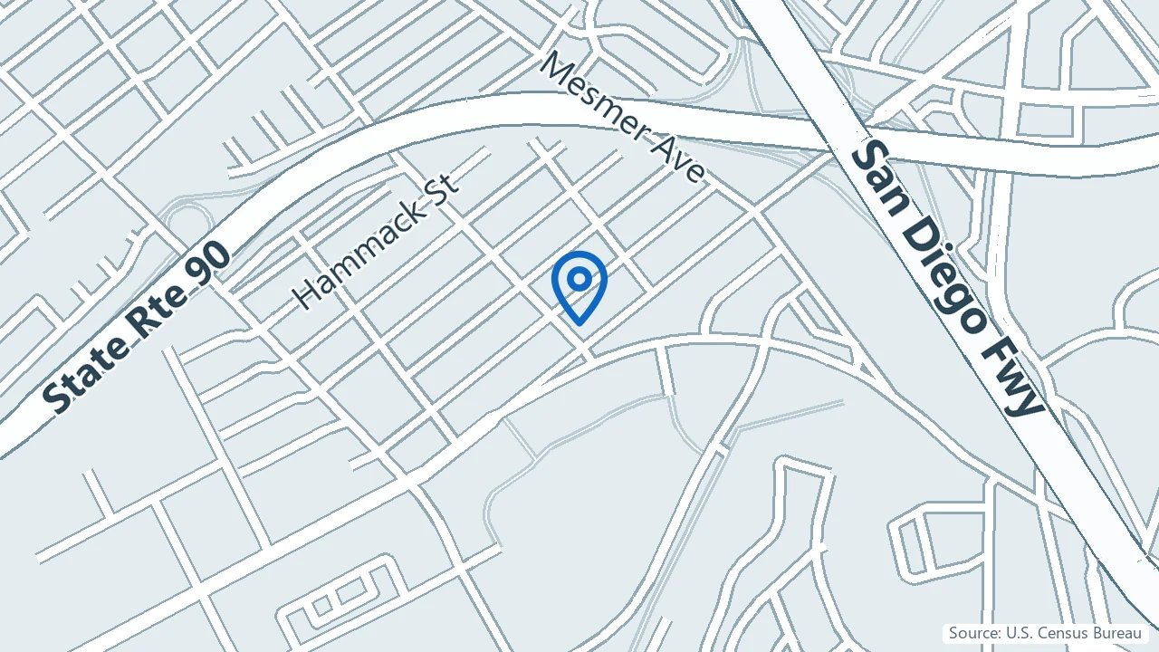 Map showing PointKetamine in Culver City, California