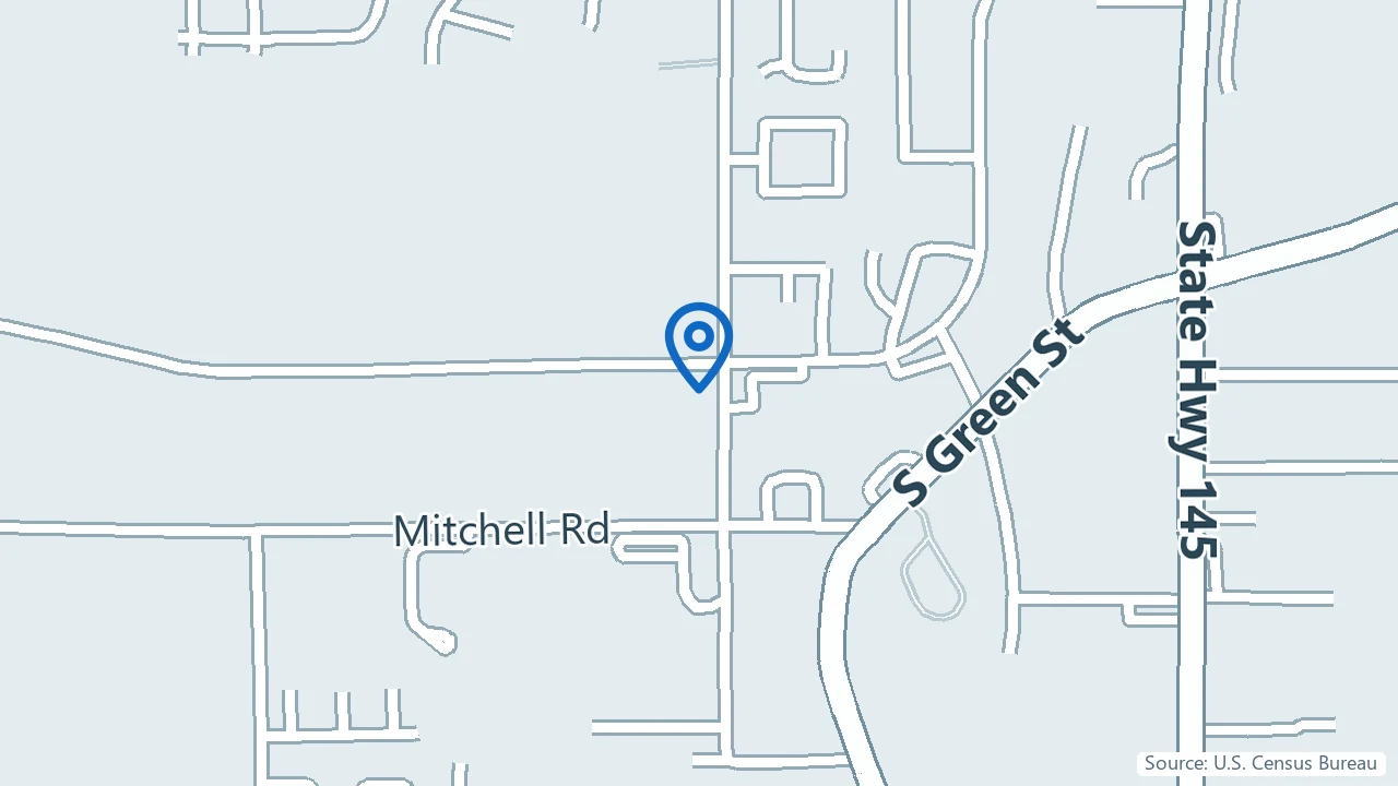 Map showing Heale Counseling in Tupelo, Mississippi