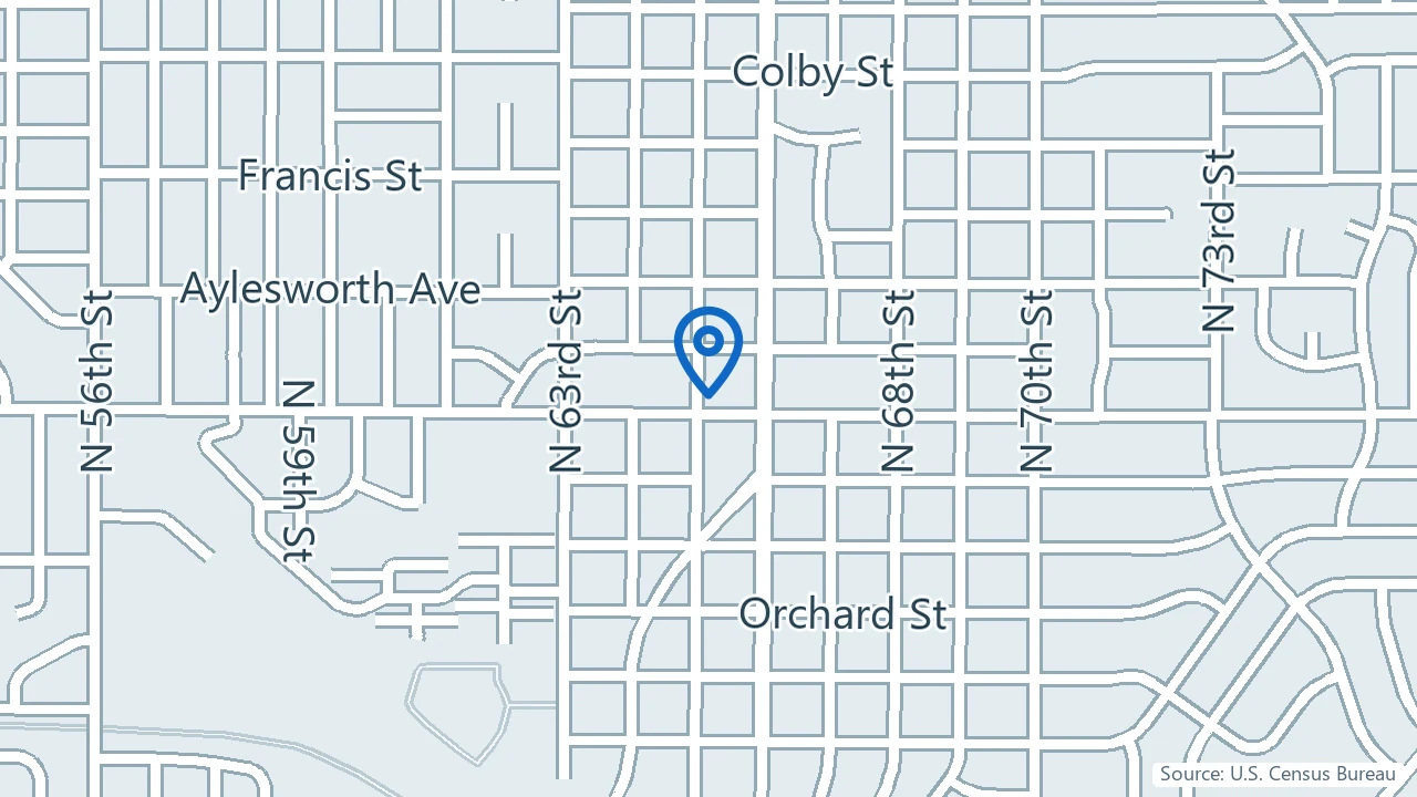 Map showing Lincoln Psychiatric Group in Lincoln, Nebraska