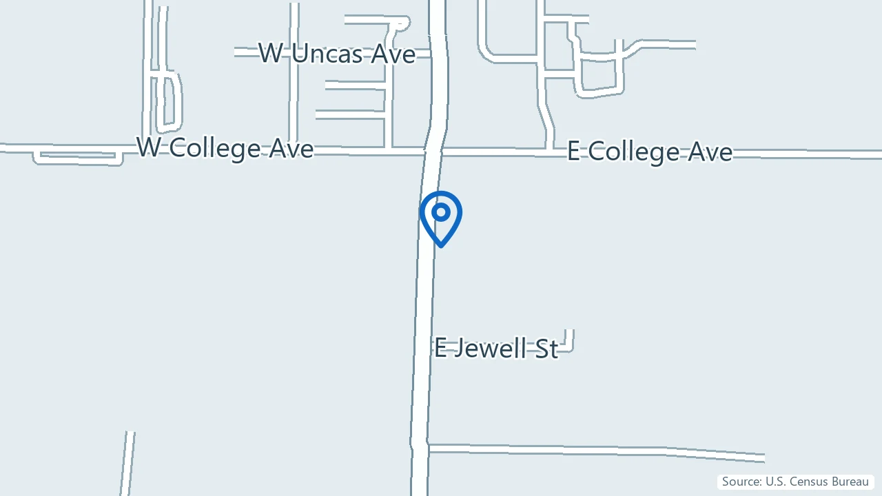 Map showing West Grove Clinic in Oak Creek, Wisconsin