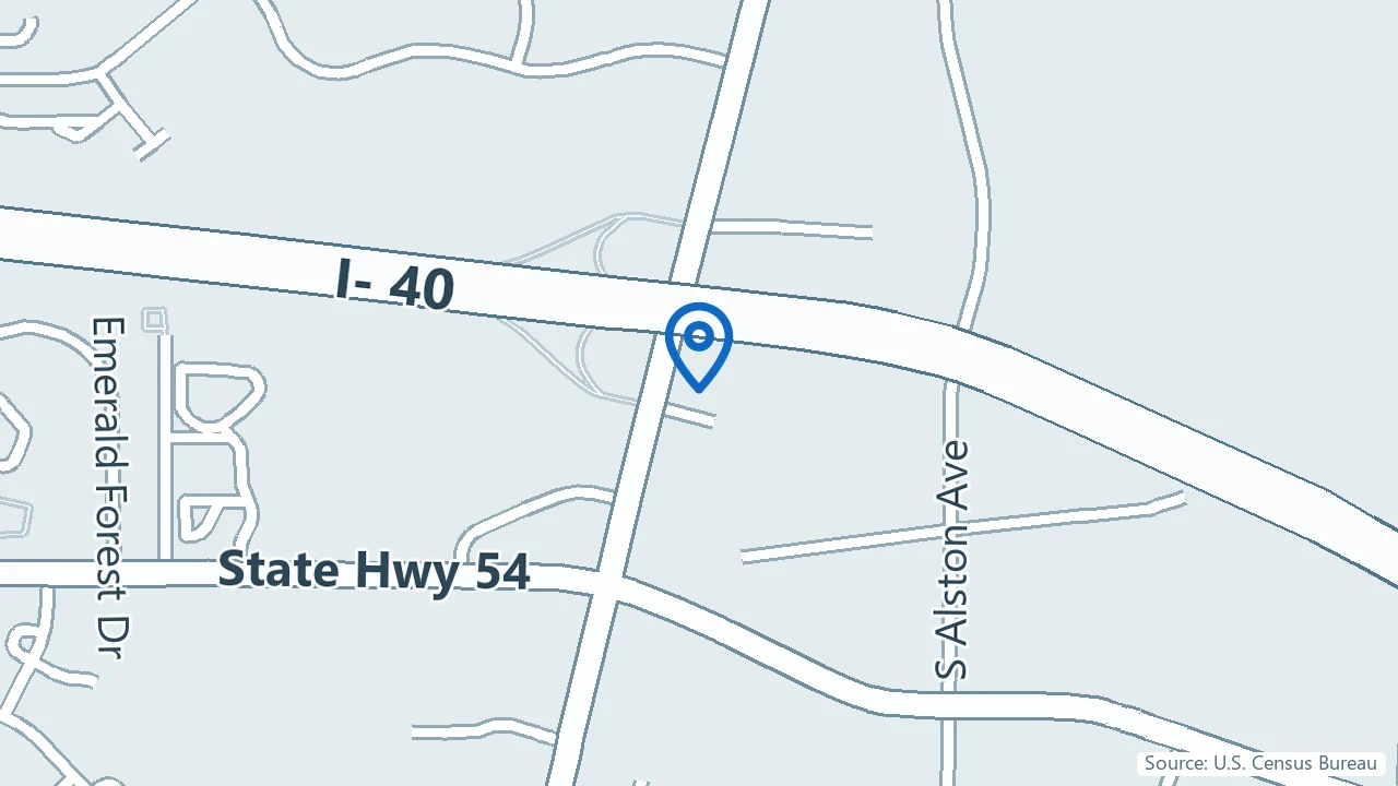 Map showing Apogee Behavioral Medicine in Durham, North Carolina