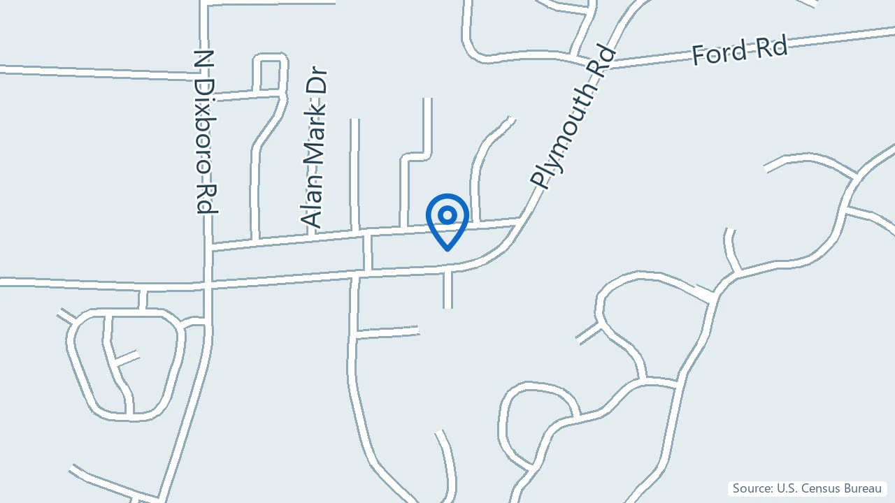 Map showing Best Fit Counseling & Psychiatry in Ann Arbor, Michigan