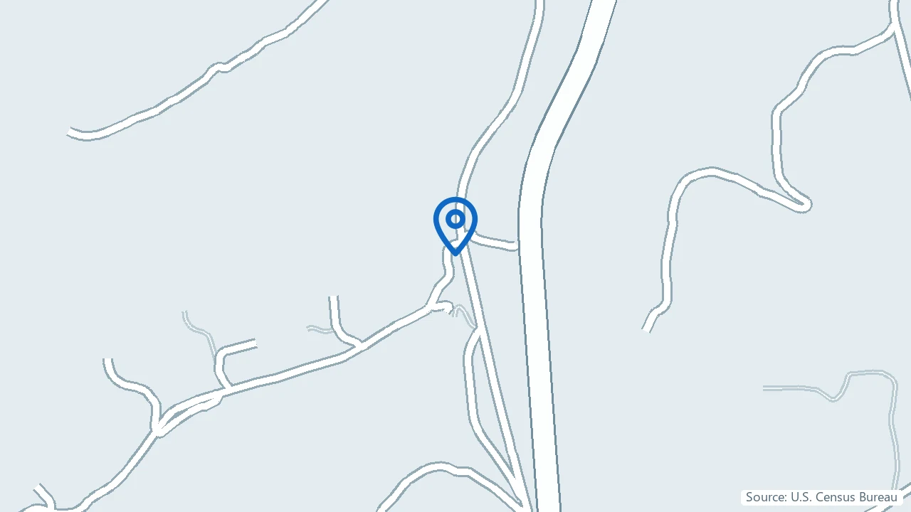 Map showing Pioneer Counseling Center in Lebanon, Virginia