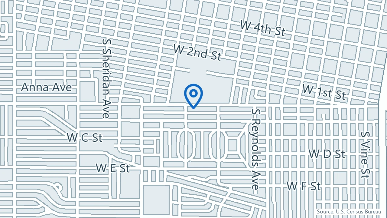 Map showing Wise Choice Healthcare in North Platte, Nebraska