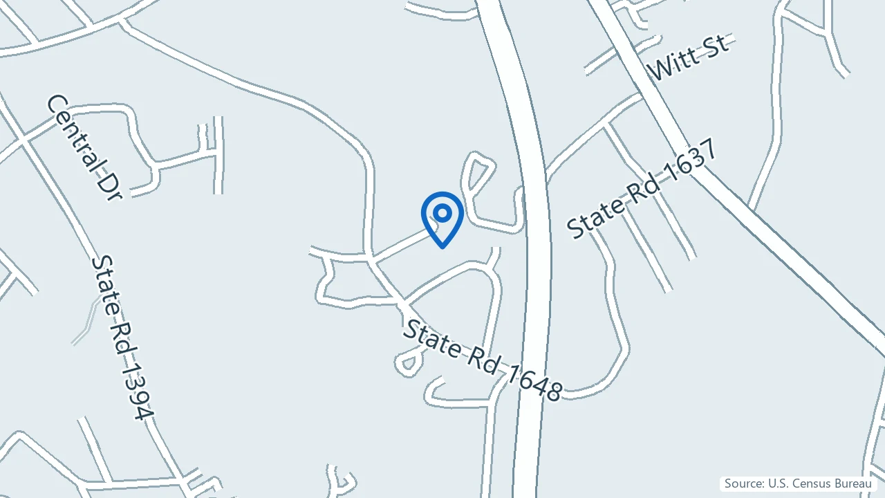 Map showing Apogee Behavioral Medicine in Mount Airy, North Carolina