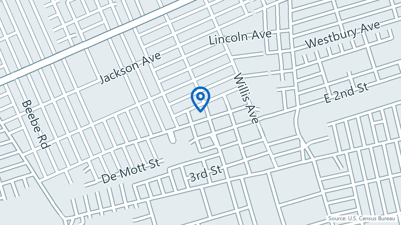 Map showing Nao Medical in Mineola, New York