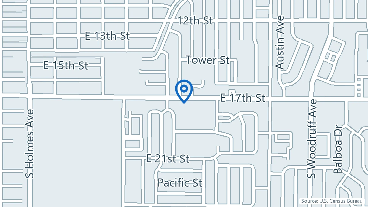 Map showing High Country Behavioral Health in Idaho Falls, Idaho