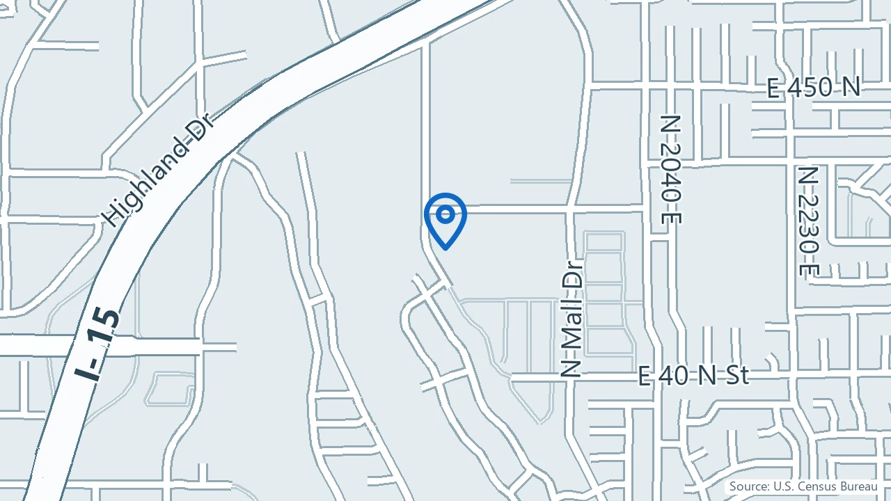 Map showing Stella Mental Health in St. George, Utah