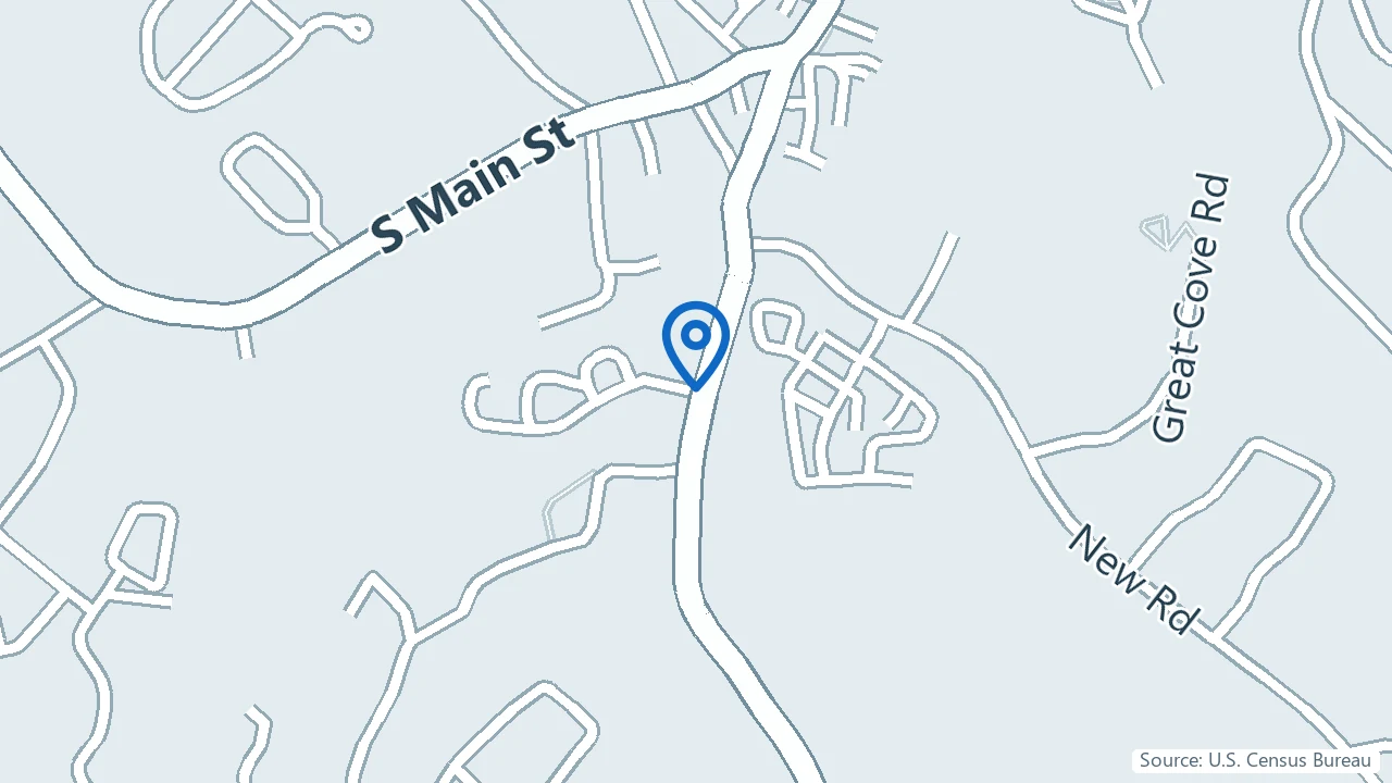 Map showing Pain Specialty Group in Newmarket, New Hampshire