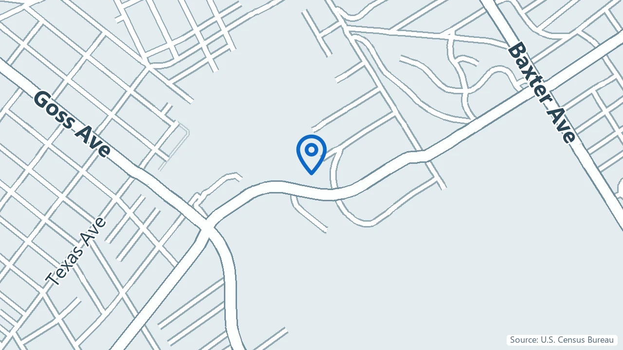 Map showing Ohio Valley Pain Institute in Louisville, Kentucky