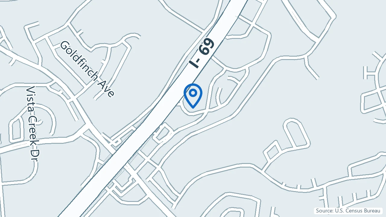 Map showing PsychPlus in Sugar Land, Texas