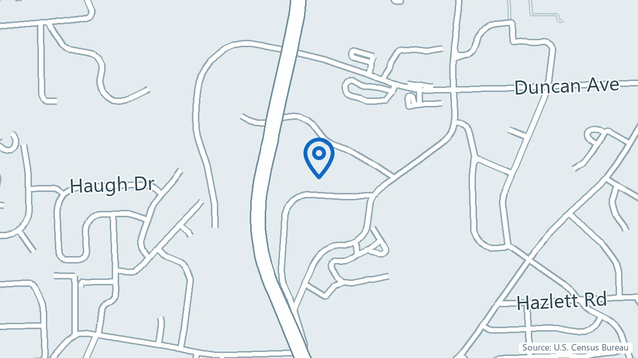 Map showing Nurowav in Pittsburgh, Pennsylvania