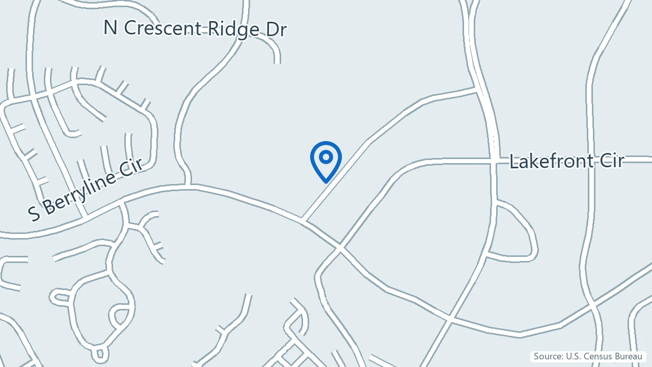 Map showing The Woodlands Wellness and Mind Spa, PLLC in Spring, Texas