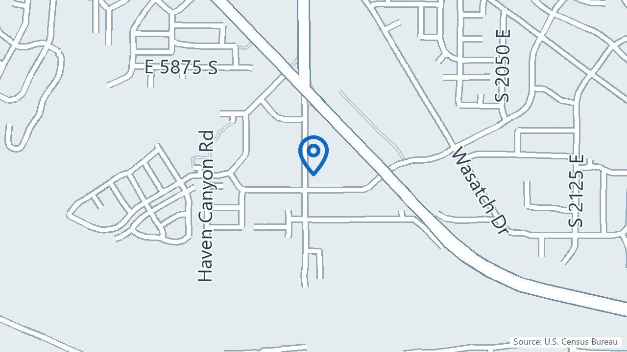 Map showing Therapy Reset in South Ogden, Utah