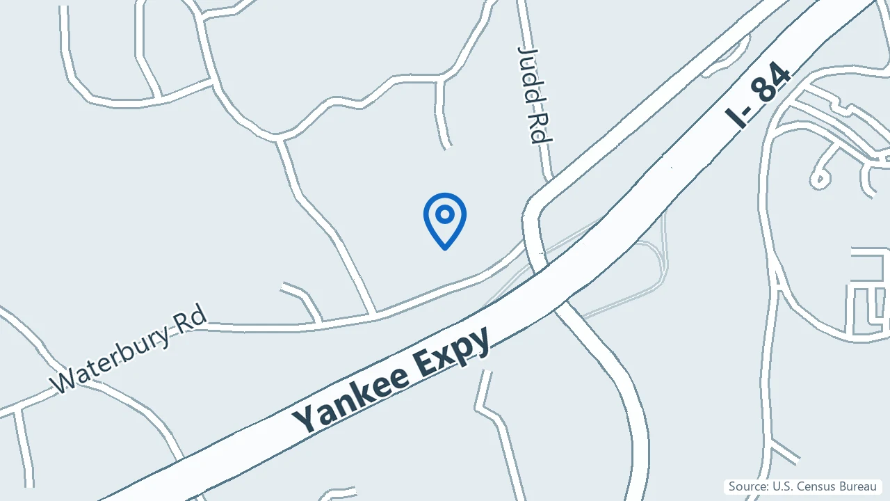 Map showing Apex Interventional Psychiatry in Southbury, Connecticut