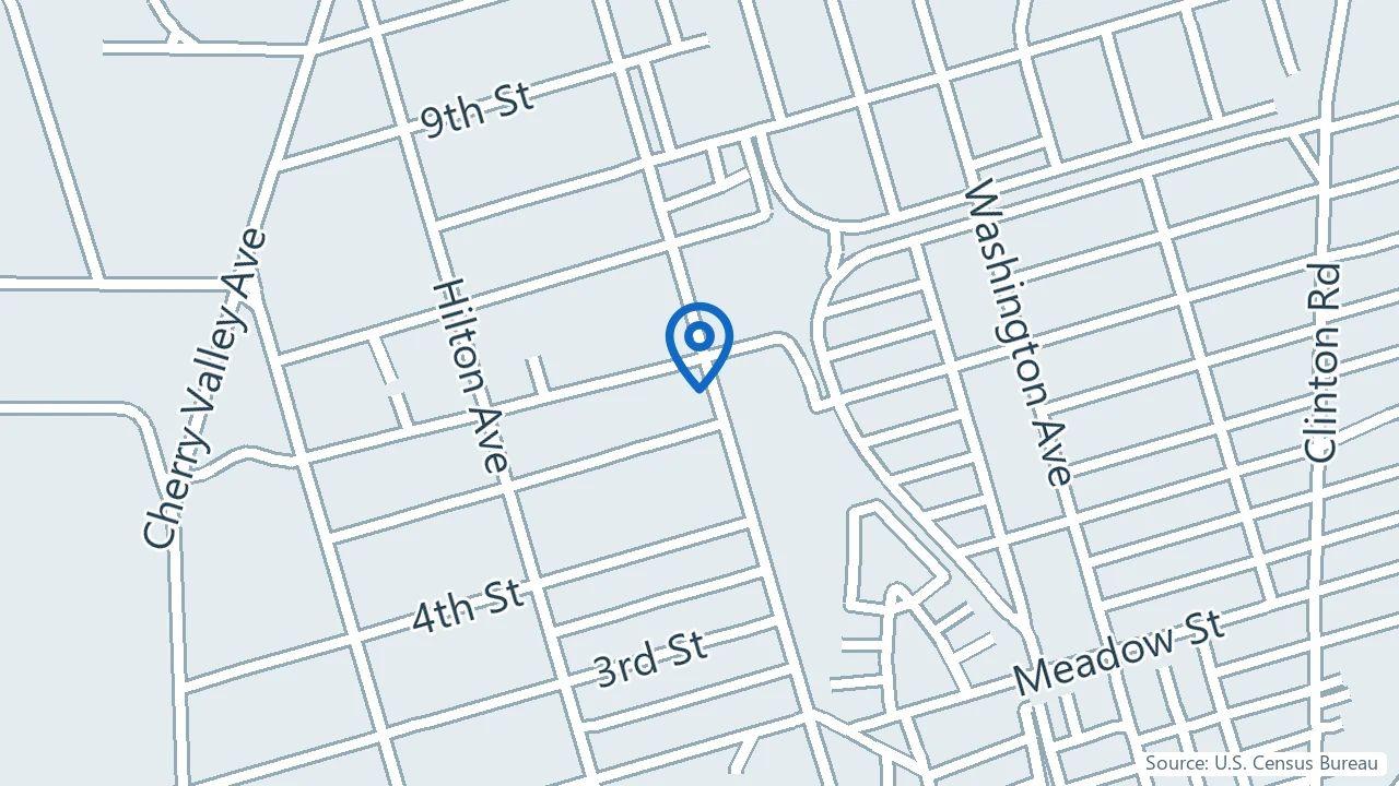 Map showing Ketamine Wellness Medical Practice in Garden City, New York