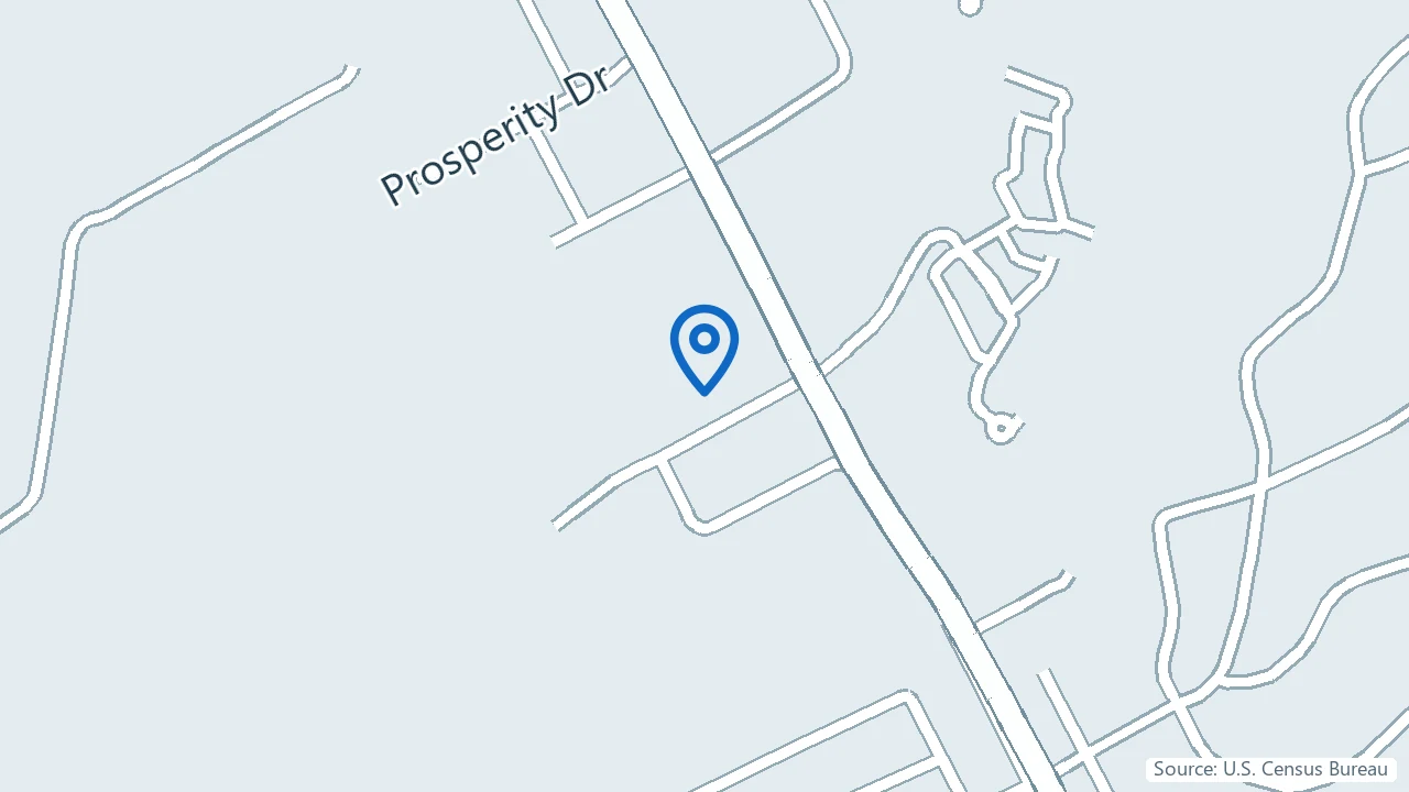 Map showing Horizon Behavioral Health in Rincon, Georgia