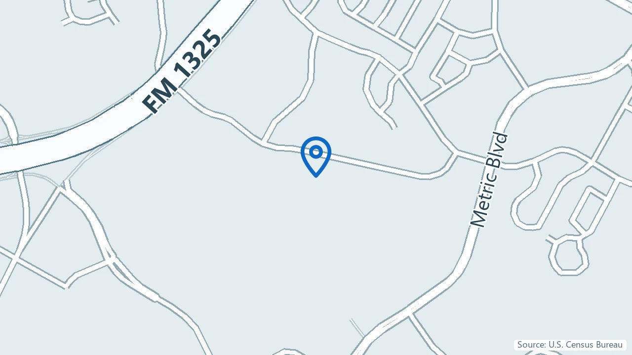 Map showing Specialty Clinic in Austin, Texas