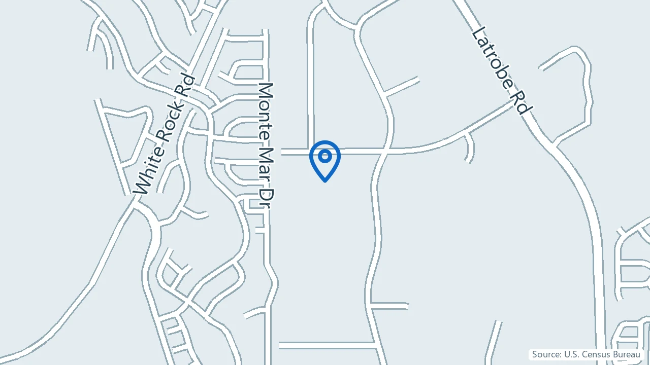Map showing Mindful Health Solutions in El Dorado Hills, California