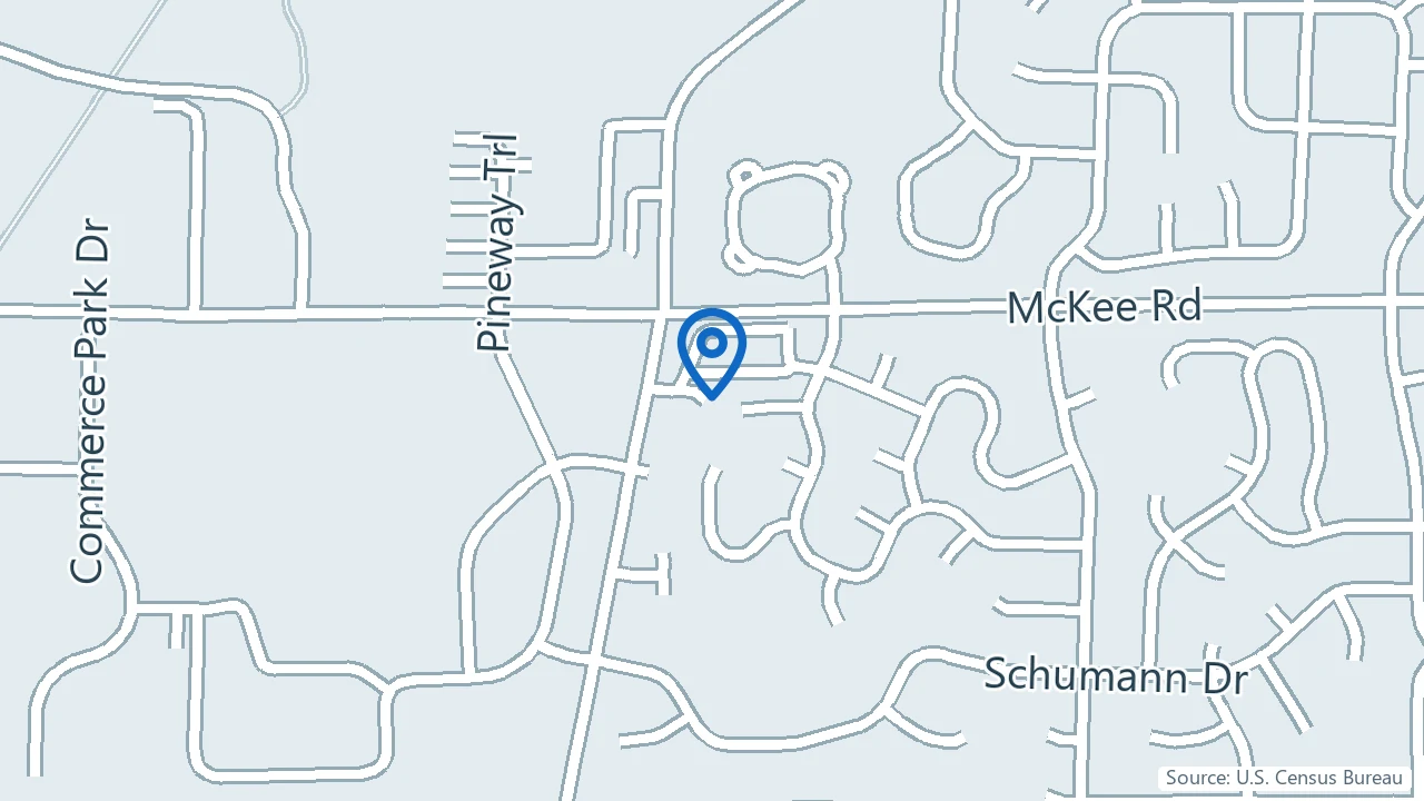 Map showing Madison Ketamine Clinic in Fitchburg, Wisconsin