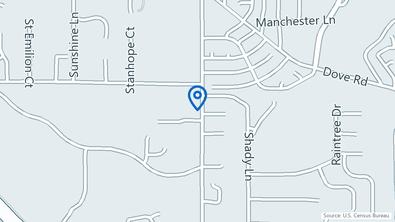 Map showing Avalyn Wellness and Ketamine in Southlake, Texas