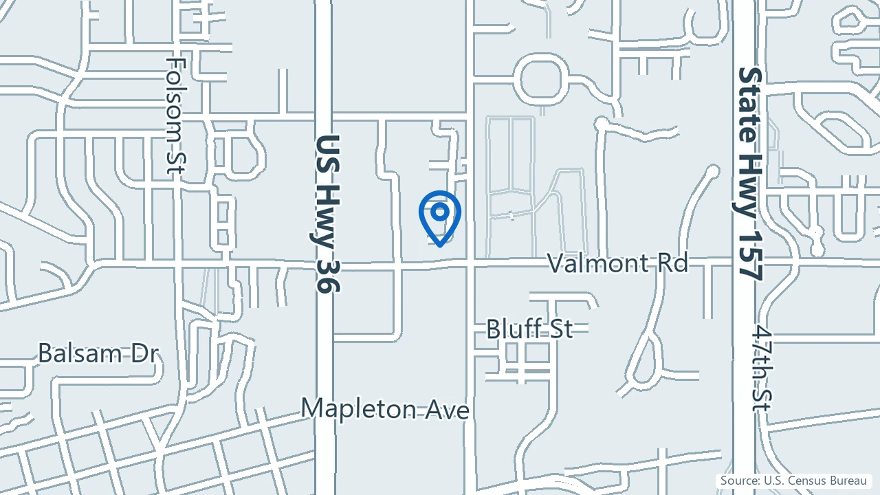Map showing Heart & Meaning in Boulder, Colorado
