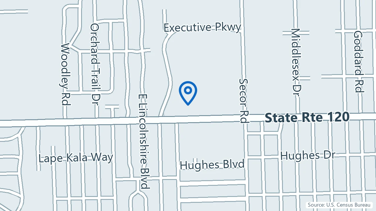 Map showing Make Your Turn Psychiatry & Therapy in Toledo, Ohio