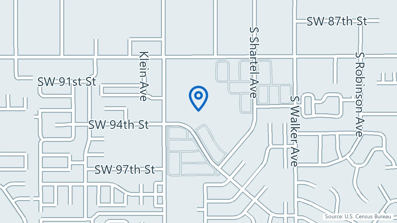 Map showing Tasel Health in Oklahoma City, Oklahoma