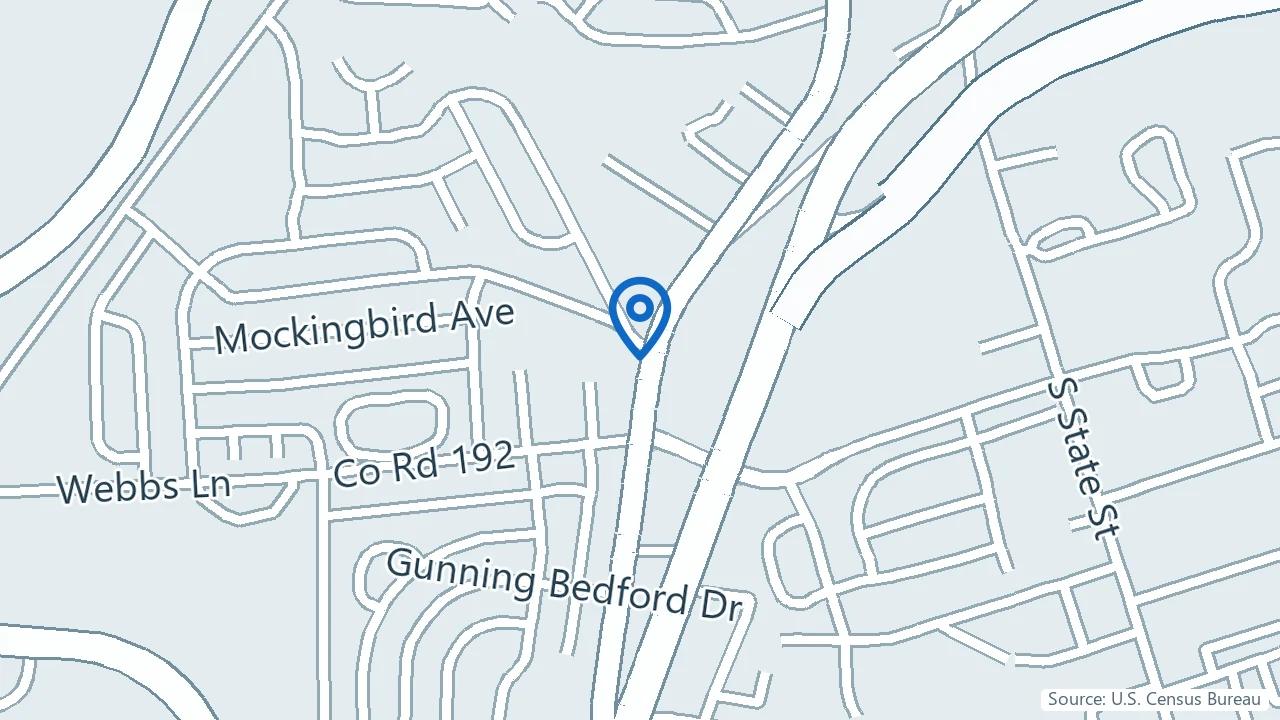 Map showing Breaking Barriers in Dover, Delaware