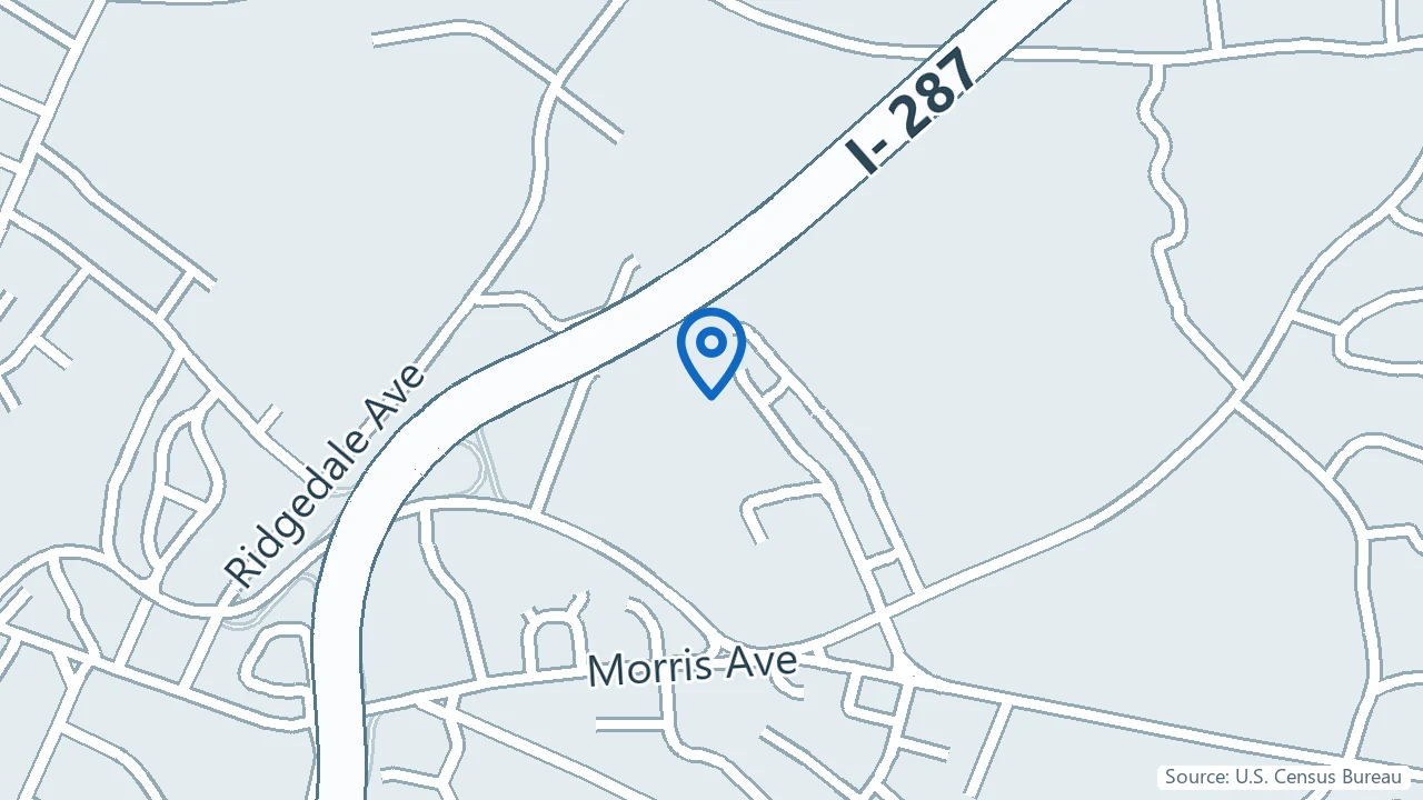Map showing PremierMD Spravato Treatment Centers in Morristown, New Jersey