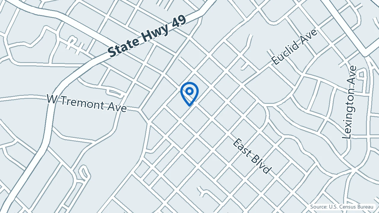 Map showing Hydrate Medical in Charlotte, North Carolina