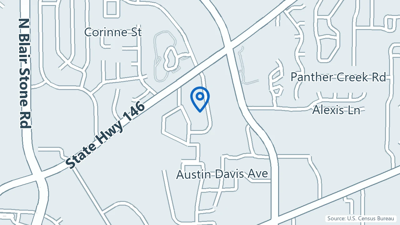 Map showing Novel Mind & Wellness Center in Tallahassee, Florida