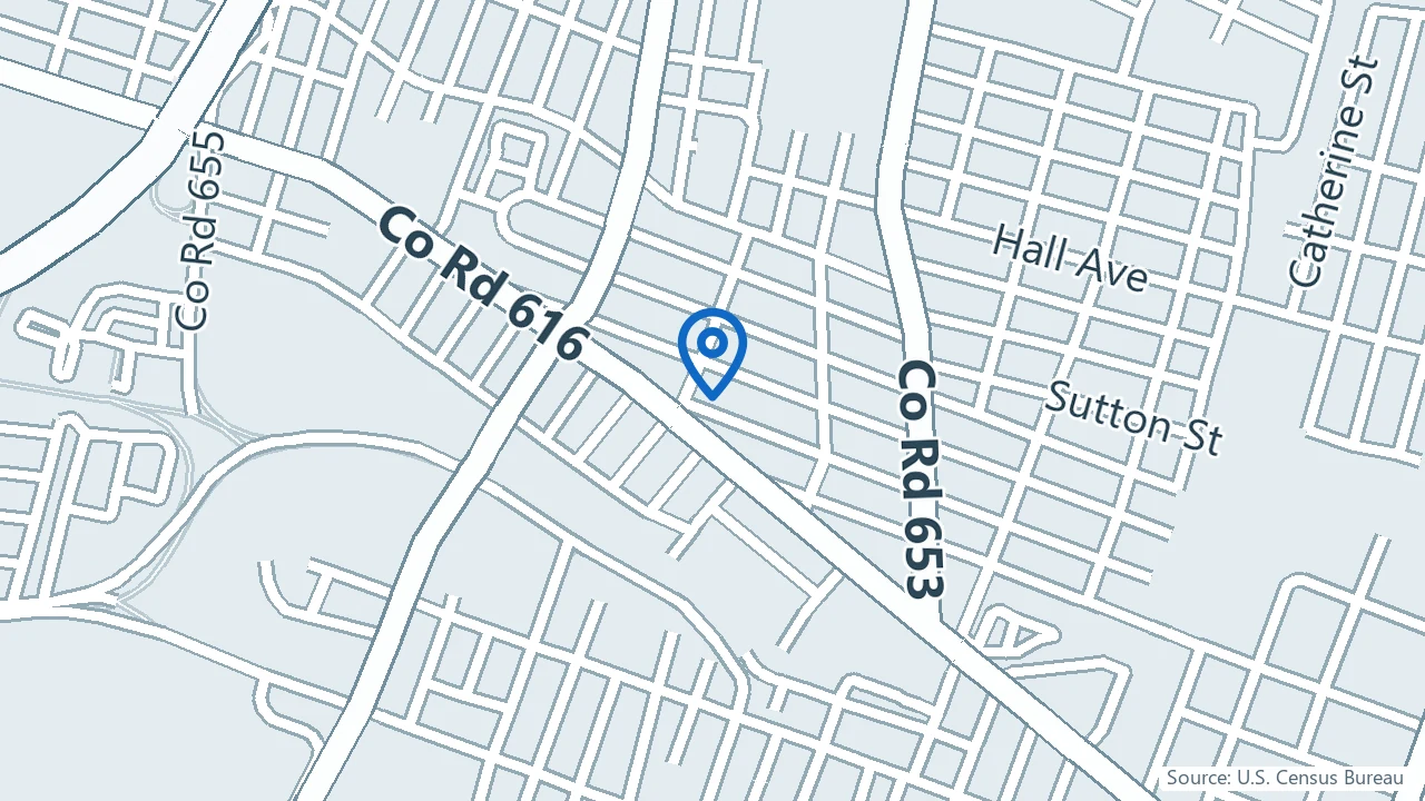 Map showing HMH - Behavioral Health - Perth Amboy in Perth Amboy, New Jersey