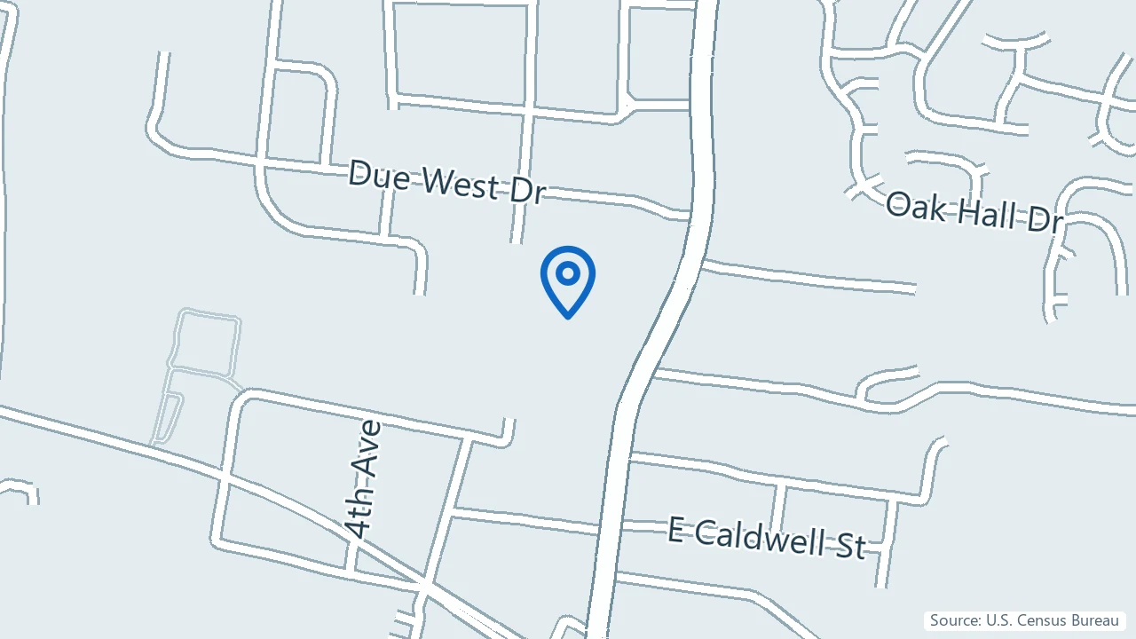 Map showing Ketamine Wellness Infusions in Mount Juliet, Tennessee