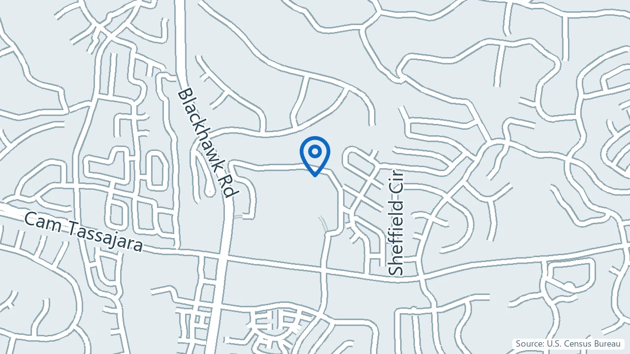 Map showing Vortex Psychiatry TMS & Ketamine Clinic in Danville, California
