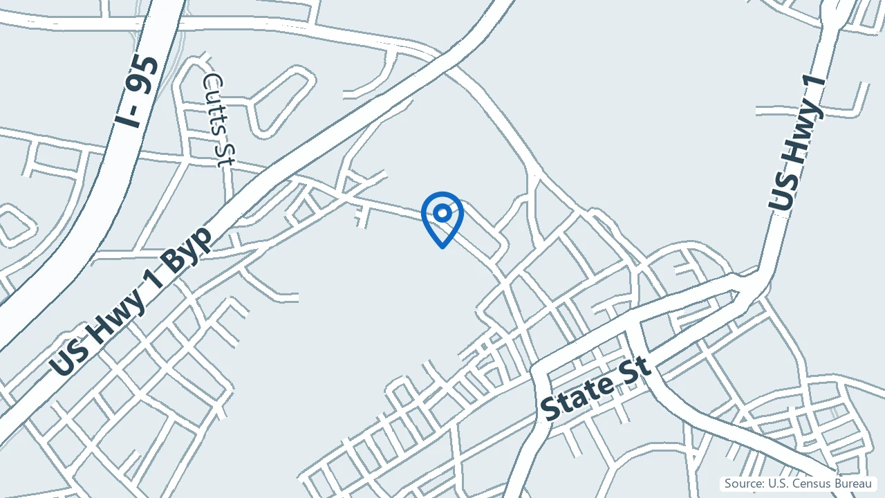 Map showing Schopick Psychiatry in Portsmouth, New Hampshire