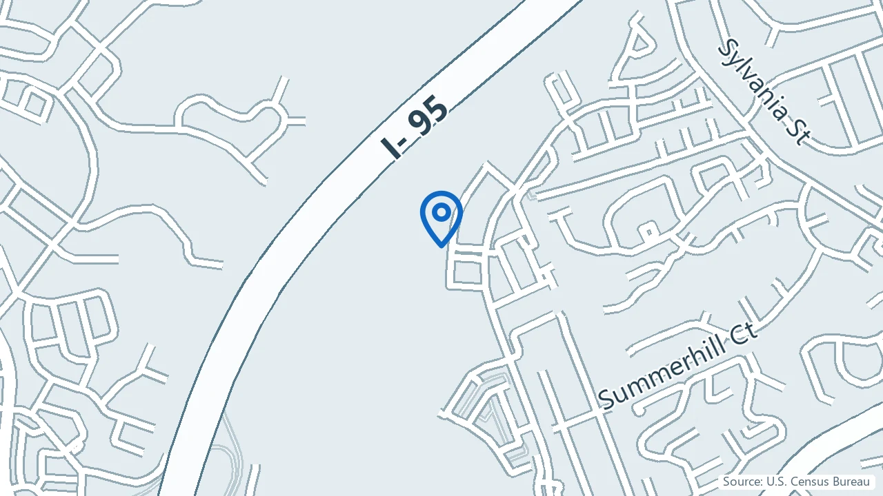 Map showing Integrated Spine, Pain & Neurology Services in Lorton, Virginia