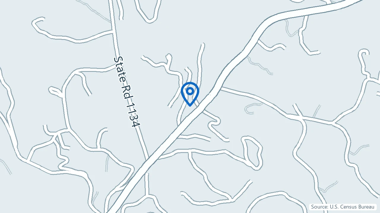 Map showing Deel Behavioral Health in Columbus, North Carolina