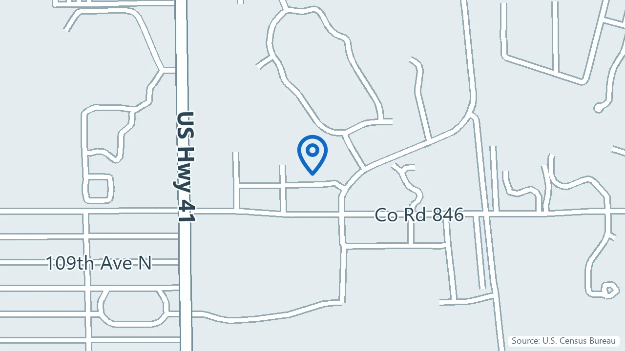 Map showing Ketamine Institute of Naples in Naples, Florida