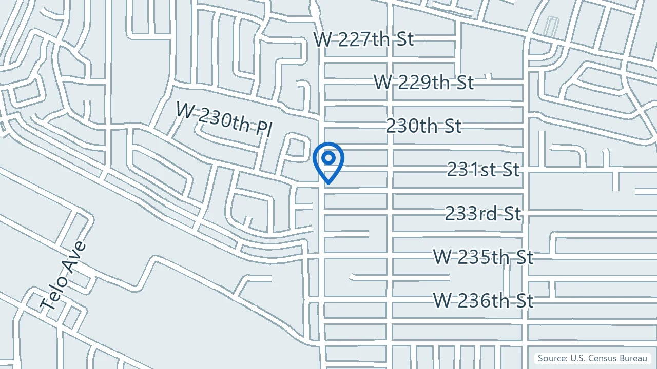 Map showing Pacific Ketamine Group in Torrance, California