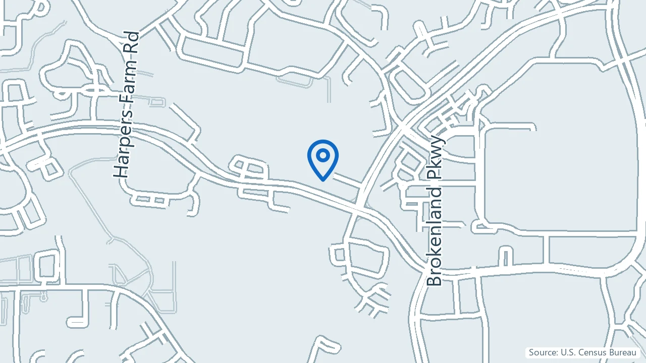 Map showing Springs Health in Columbia, Maryland