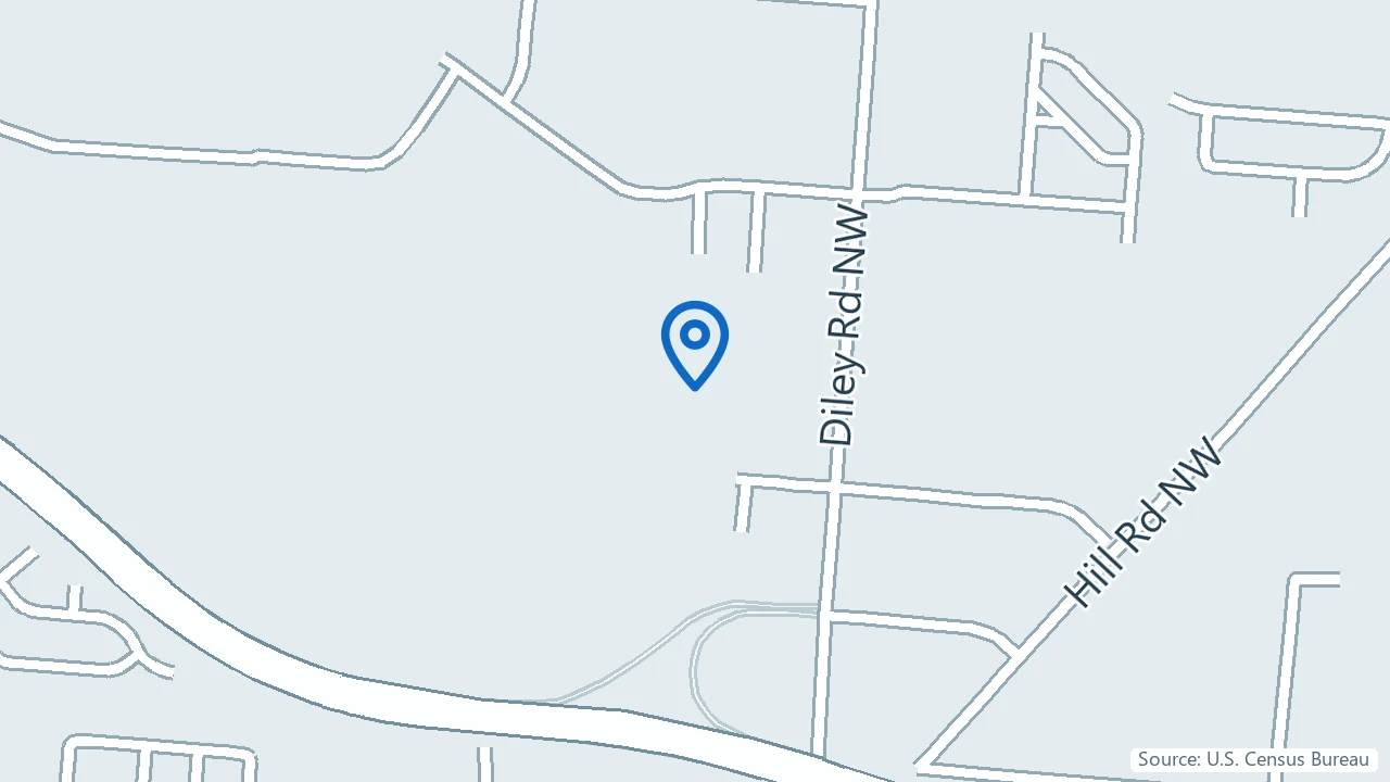Map showing Diley Medical Group in Canal Winchester, Ohio