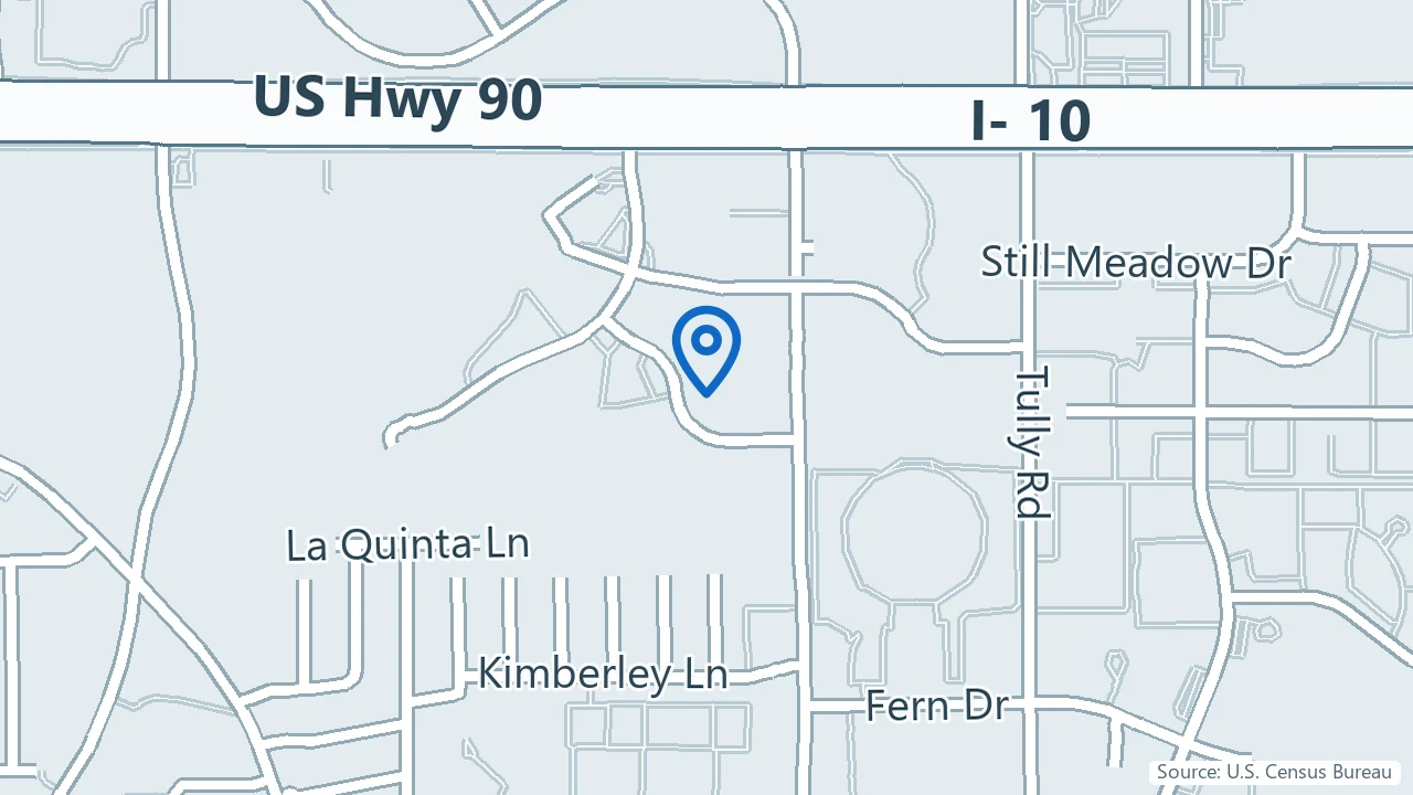 Map showing Lone Star Infusion in Houston, Texas